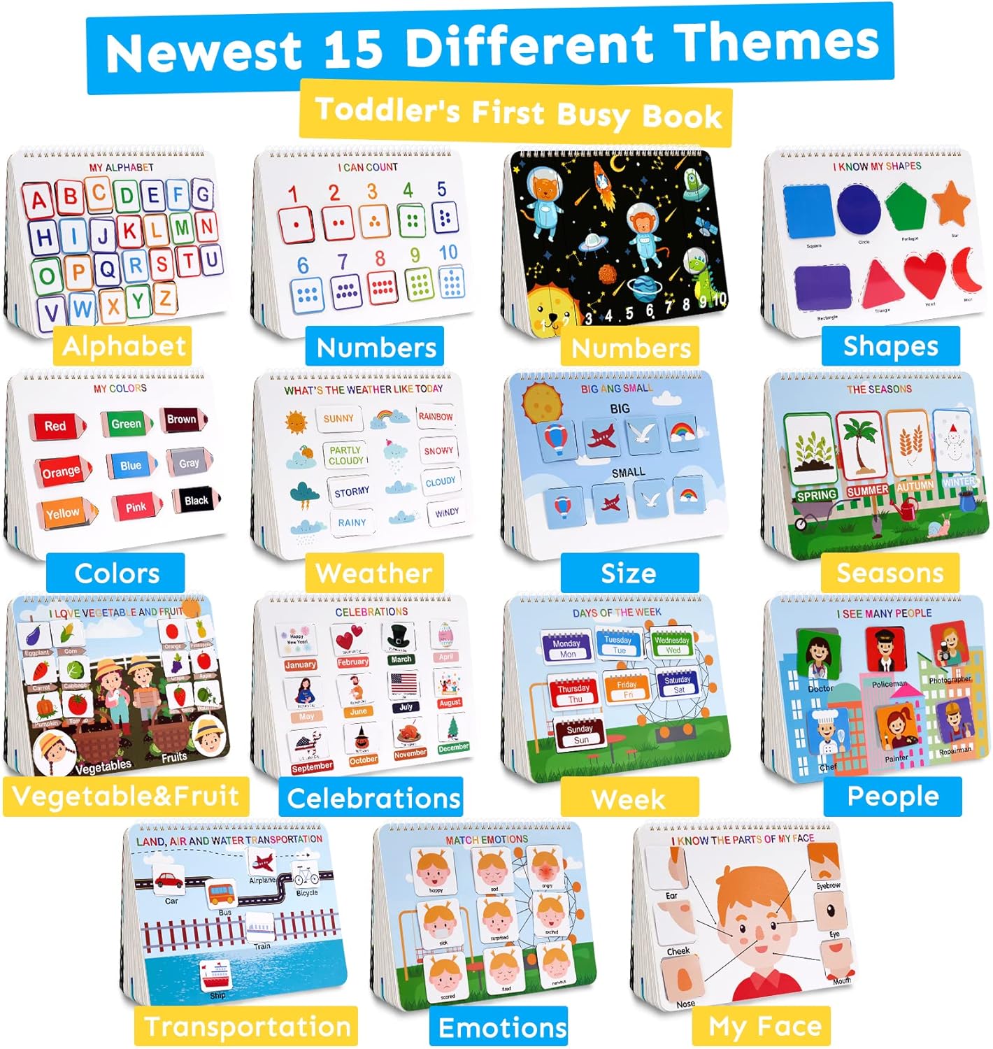 30 in 1 Montessori Learning Book