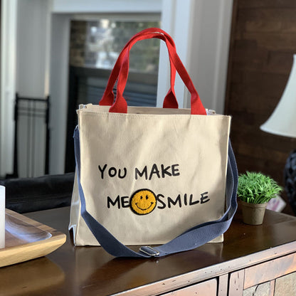 You Make Me Smile Tote Bag