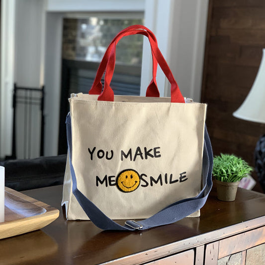 You Make Me Smile Tote Bag