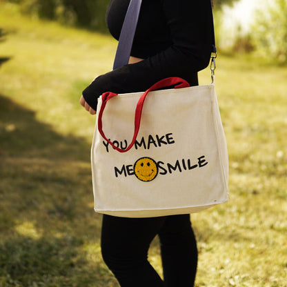 You Make Me Smile Tote Bag